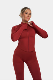 Sculpt Shapewear Jacket | Cherry Spice