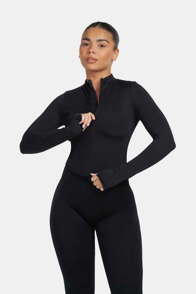 Sculpt Shapewear Jacket | Pure Black