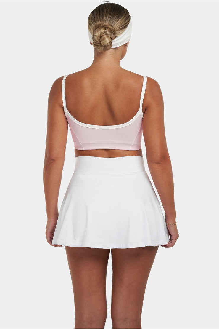 Eye Candy Racket Edition | White V Skirt